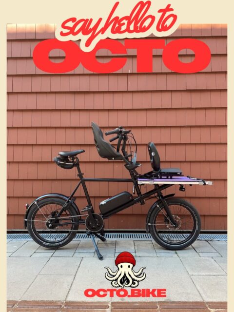 Meet Octo Bike 🐙🚲
Danish design, built for real life.
Crafted by two experienced bike makers, this compact 2-wheeler combines high quality with everyday versatility. Same length as a standard bike, but with so many more possibilities.
Carry kids, pets, groceries - or just cruise the city in style. With 20” wheels and a playful spirit, it’s the perfect mix of function and fun.
Ride smarter. Ride Octo.